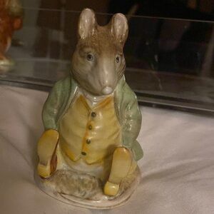 Beatrix Potter Whiskers collectible figurine rare